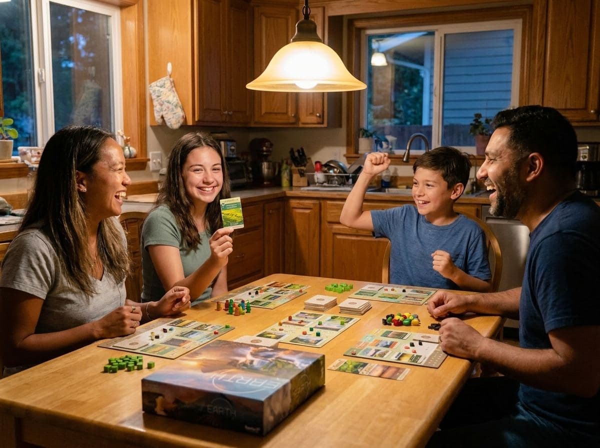 Family night — Kids, parents, one table — and nobody waiting for their turn.